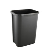 Keeeper Swantje 25L Waste Bin with Swing Lid Flap Trash Can Dustbin Home Indoor Graphite Grey Universal Hinged Lidded