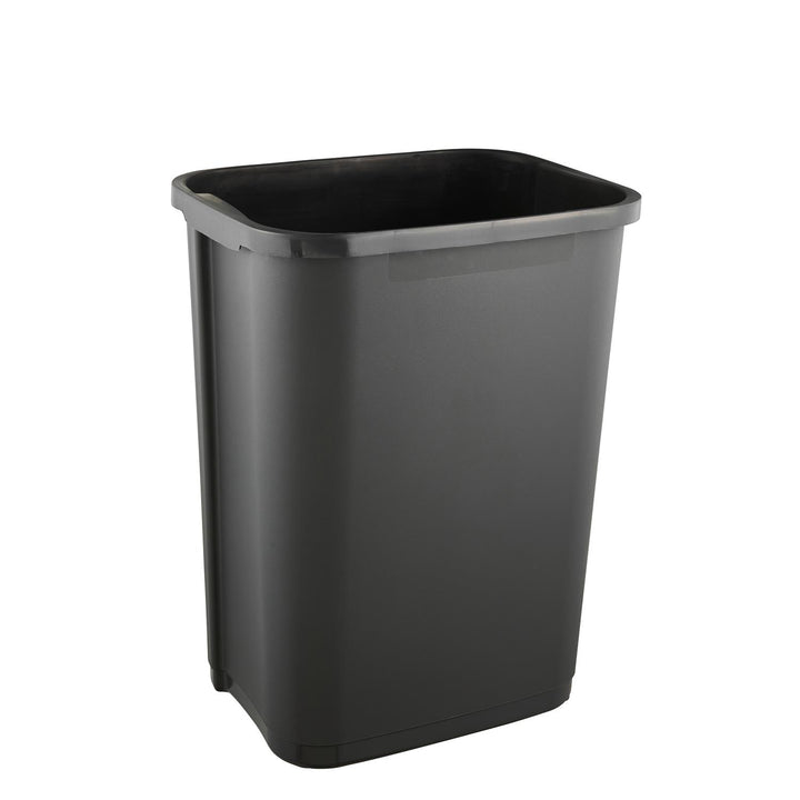 Araid Dramhaíola 25L an Coimeádaí Swantje le Bruscar Flap Lid Swing Can Dustbin Baile Graifít Laistigh Liath Inse Uilíoch Lidded