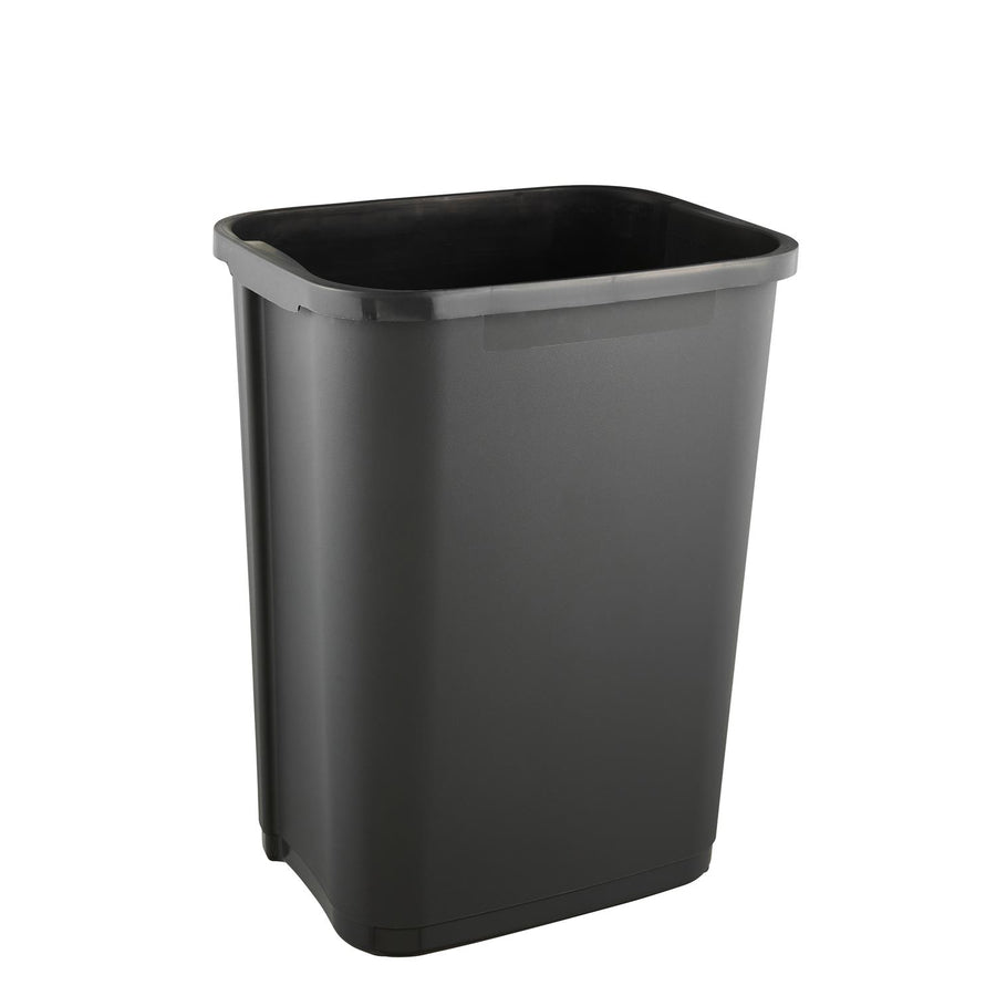 Keeeper Swantje 25L Waste Bin with Swing Lid Flap Trash Can Dustbin Home Indoor Graphite Grey Universal Hinged Lidded