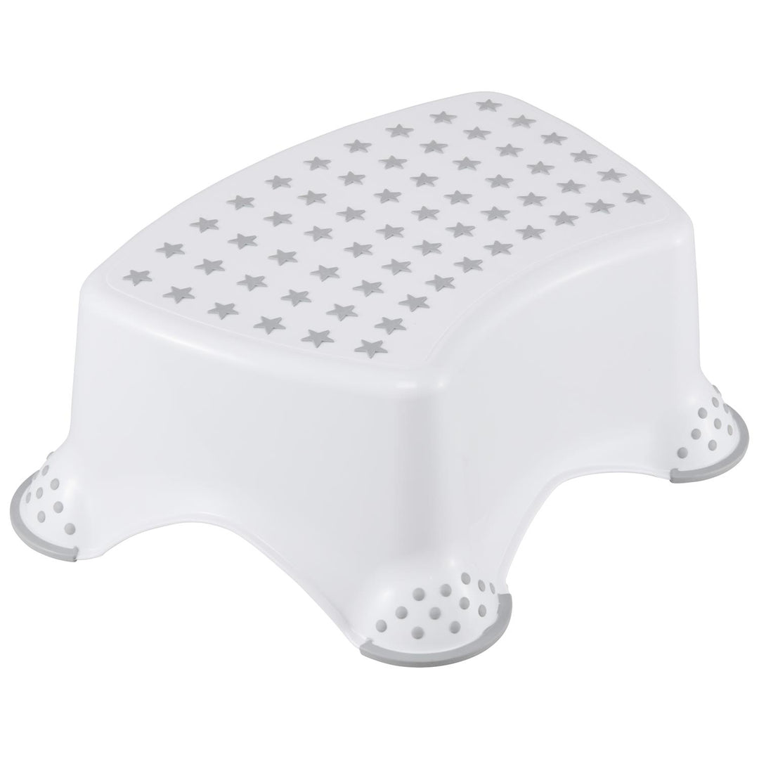Keeeper Tom Double Kids Step Stool - Stars White Anti Slip Sturdy Potty Training Kitchen Washing Hands Bathroom