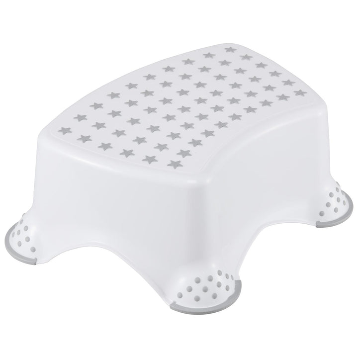 Keeeper Tom Double Kids Step Stool - Stars White Anti Slip Sturdy Potty Training Kitchen Washing Hands Bathroom