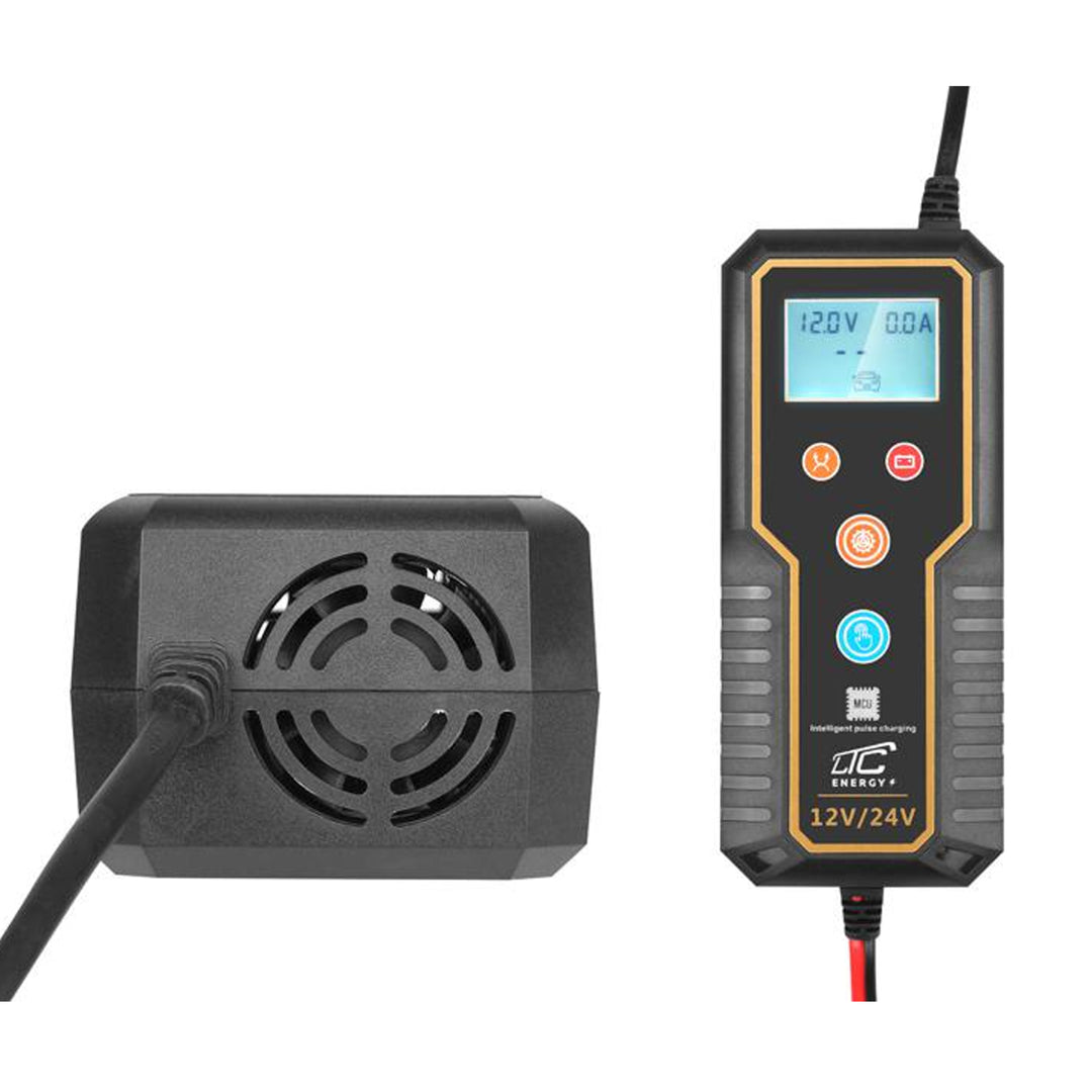 Luchtaire Ceallraí Gluaisteáin Deisiú Pulse 12V 24V AGM Glóthach Rialú Micreaphróiseálaí Uilíoch 2Ah - 150Ah