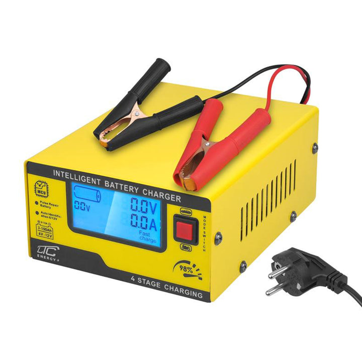 Battery Charger Jump Starter Pulse Repair Car Motorcycle 6V/12V