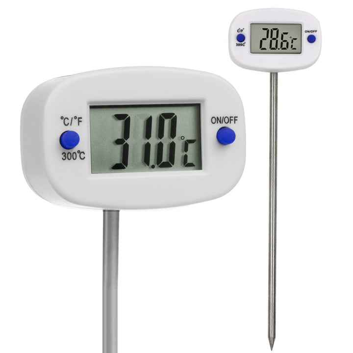 GreenBlue GB382 Electronic Food Thermometer/probe Meat Thermometer Probe Length 15cm Temperature Range -50 deg C to +300 deg C Accuracy 0.1 deg C