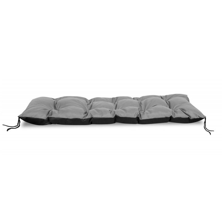 Pillow stuáilte Lounger Gairdín KingGarden le haghaidh Cathaoirleach Gairdín Cúisín Sunlounger 120x50cm Uiscedhíonach Codura PVC Grey