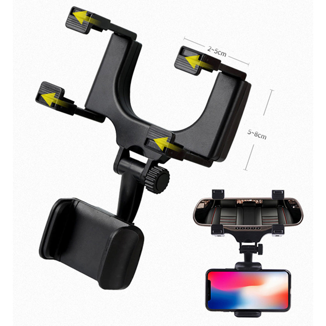 TRACER U11 Adjustable Car Mount Holder for Rearview Mirror – Secure and Convenient Phone Mounting Solution