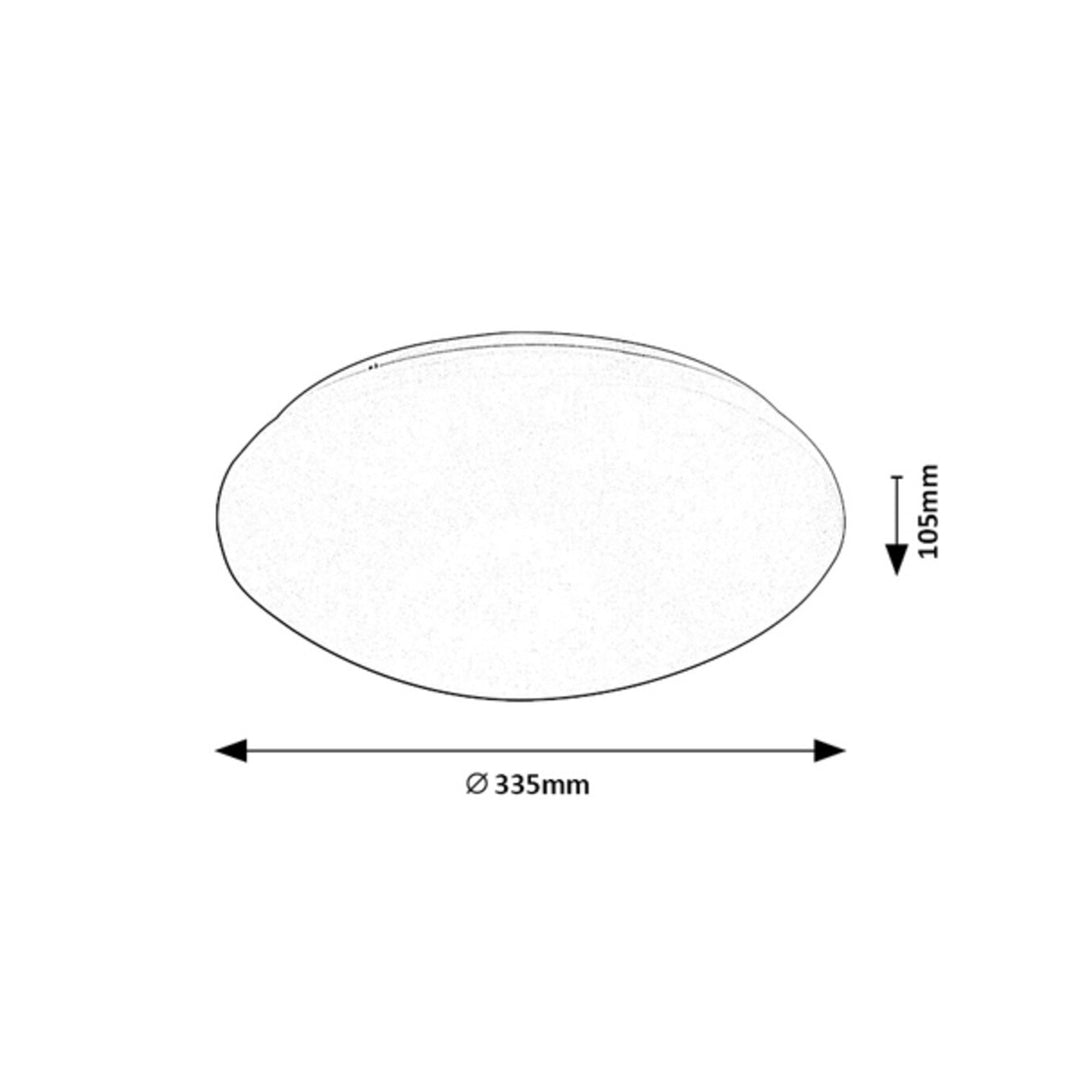 Rabalux Lucas 71133 Lampa Uasteorainn Daingneán Solais Babhta 18W Braiteoir Gluaisne agus Solais