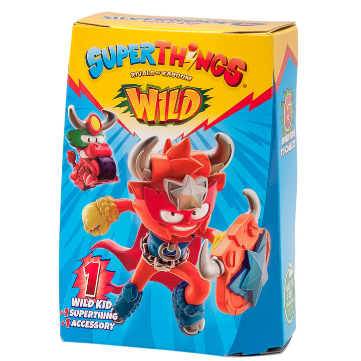 SuperThings Wild Kids Figurine Series 11 Rivals of Kaboom 2-Pack - Wild SuperThing + Wild Kid Gift Toy Action Figure - Magic Box