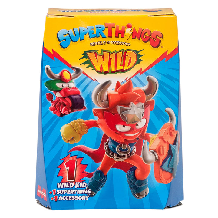 SuperThings Wild Kids Figurine Series 11 Rivals of Kaboom 2-Pack - Wild SuperThing + Wild Kid Gift Toy Action Figure - Magic Box