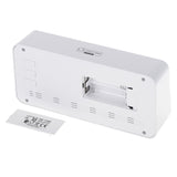 Adler battery alarm clock, white, AD1195w with backlight
