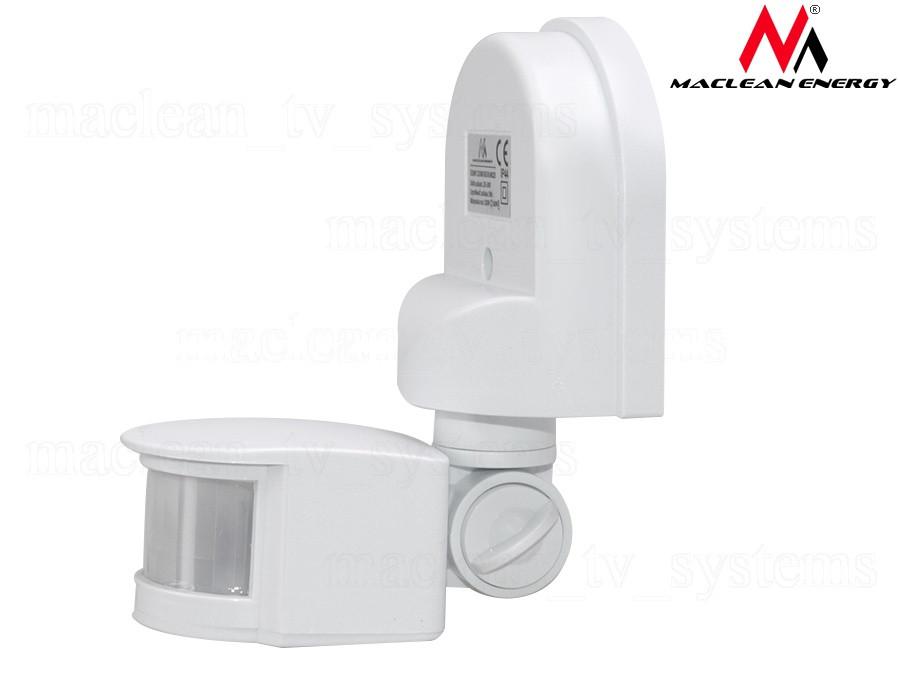 Maclean MCE25 B PIR Motion Detector Security Sensor Light Auto Switch Adjustable Wall Mount