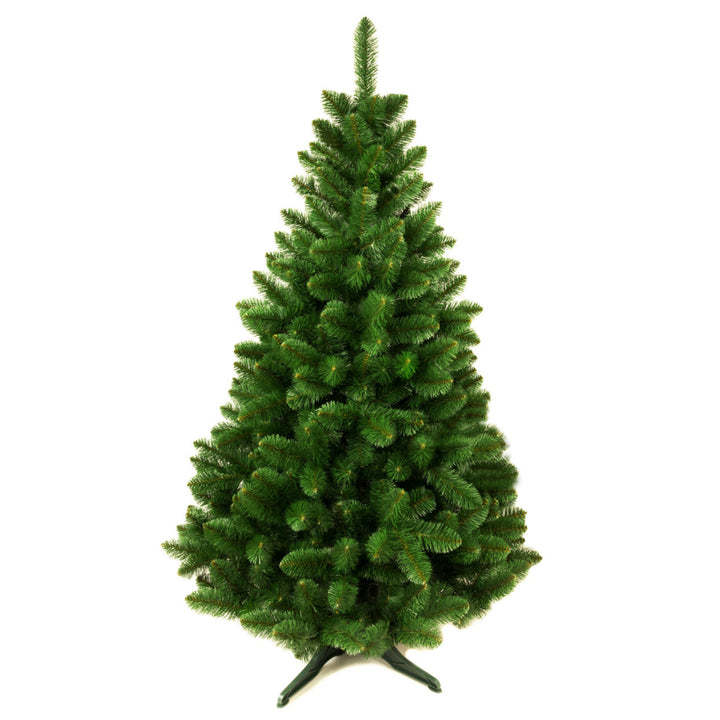 Damich Artificial Fir Tree Pine Christmas Decoration Christmas Tree Incl. Stand Made of PVC Foil 180cm