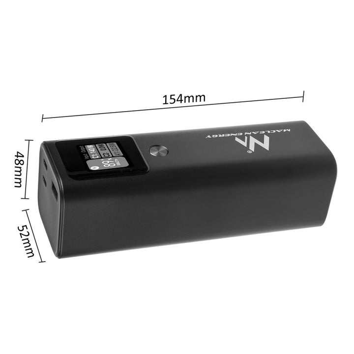 Maclean MCE335 Mobile Battery Power Bank 24600mAh Power Delivery (PD) 140W Fast/Quick/Super Charge 88.56Wh 2x Typ-C USB