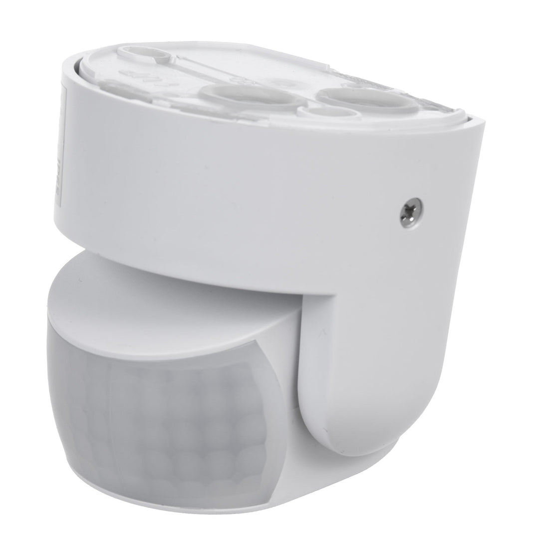 Maclean MCE468 W PIR Motion Sensor Infrared IP65 White Range 12m max load 600/1200W 180° Detection Angle