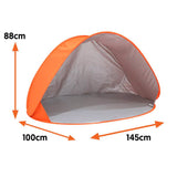 JUNIOR Pop Up Beach Tent Automatic Self Folding Waterproof Camping Sun Shade Wind Protection