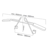 Maclean MC-870 Universal Car Clothes Hanger for Headrest Hanger Car Clothes Hanger Car Seat Holder Car Pack of 2