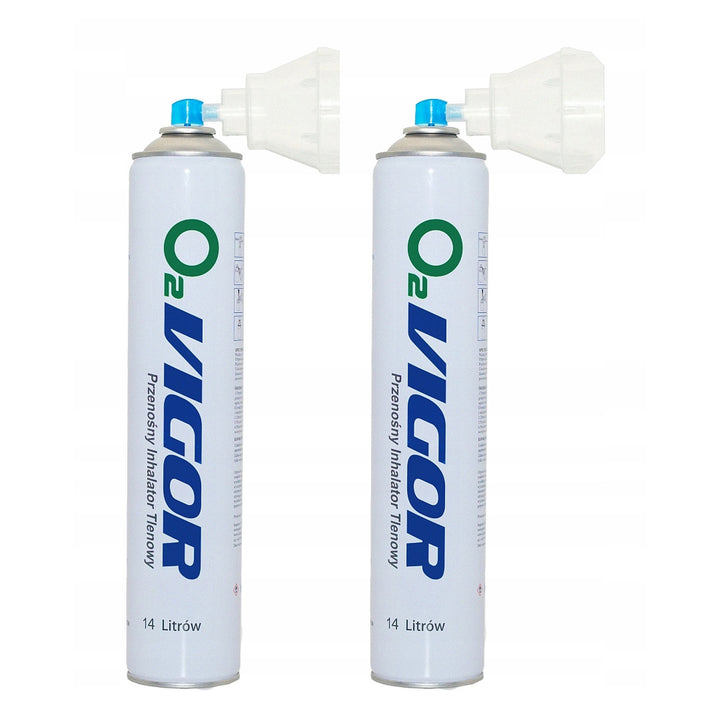 Inhalation oxygen in a 99% O2 14L can, odorless, 2 pieces