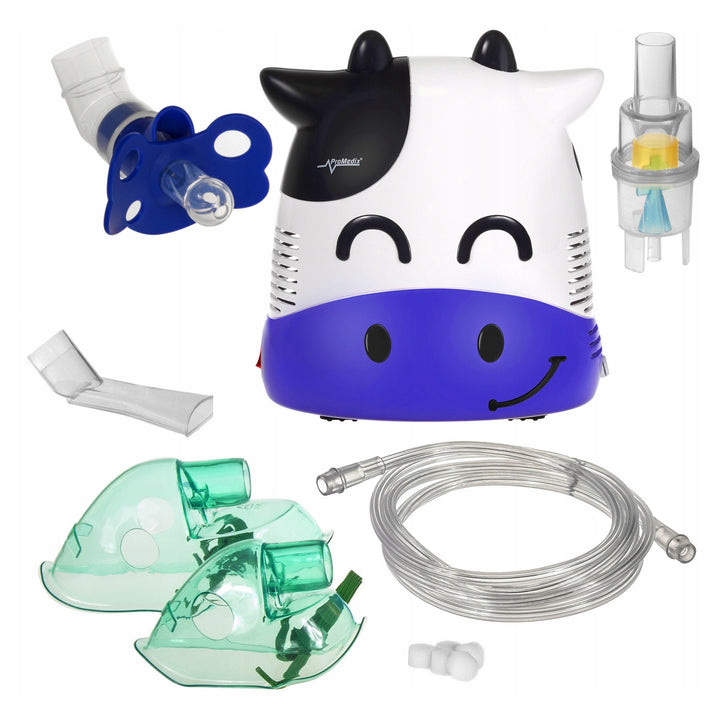 Promedix children's inhaler, fudge, nebulizer kit, masks, filters, pacifier, PR-810