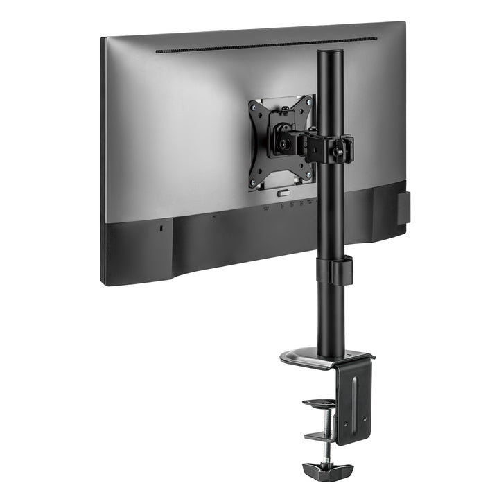 Maclean MC-751N Monitor Desk Mount Holder VESA 75x75 100x100 17"-32" 9kg Rotating Tilting Cable Routing