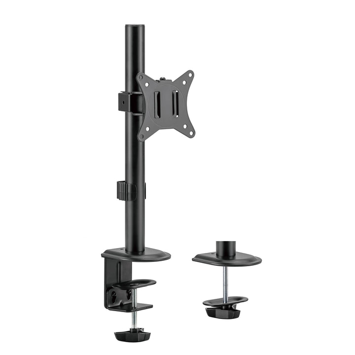 Maclean MC-751N Monitor Desk Mount Holder VESA 75x75 100x100 17"-32" 9kg Rotating Tilting Cable Routing