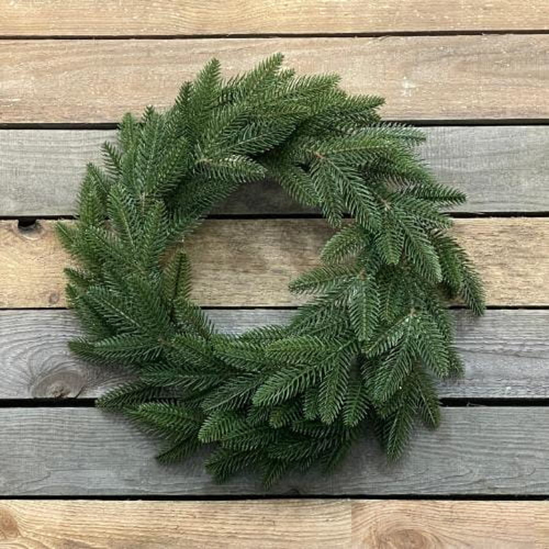 Christmas Headdress, Classic green natural look and elegance, 40 cm