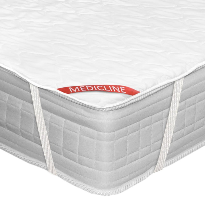 Monarcha AIO Cosantóir Topper Mattress Ecco le Banda Leaisteacha 90x200cm Bán Hypoallergenic Oeko-Tex