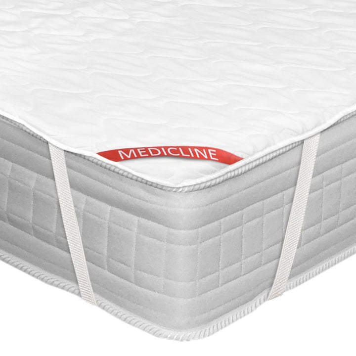 Monarchan AIO Cosantóir Topper Mattress Ecco le Banda Leaisteacha 160x200cm Bán Hypoallergenic Oeko-Tex