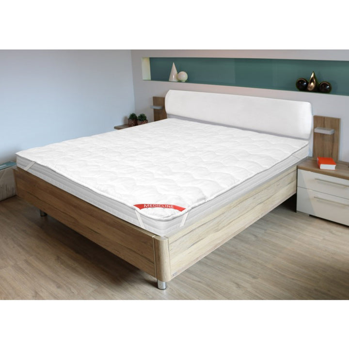 AIO FACTORY 200x220cm Premium Bed Mattress Topper Quilted Thick Protector Layer White Thick