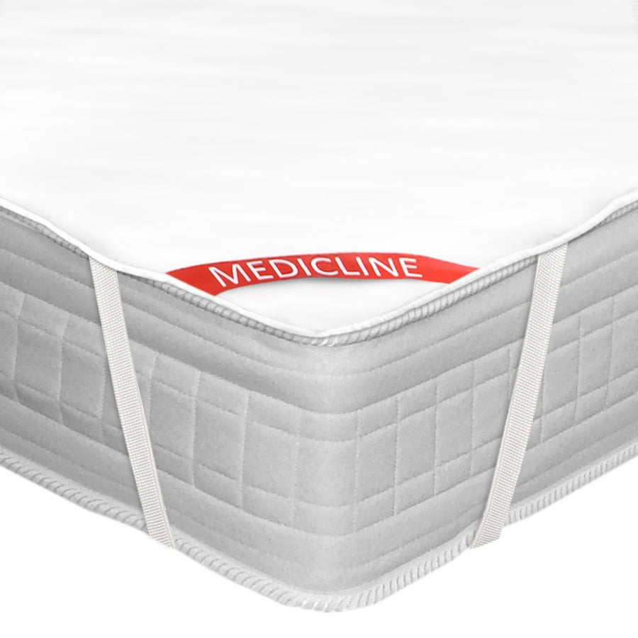 Topper Mattress Protector Elastic Strap Waterproof Washable 90 x 200 cm