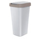 KEDEN COMPACTA Q 25 liter trash garbage can NSAB25-WG5C - ash with brown frame