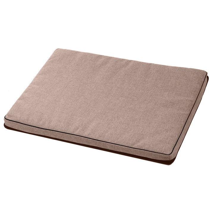 Leonard Standard Madraí Mattress Leaba Madra Coinín Cat 80x60cm Beige Dubh Baile Átha Troim Clúdach in-nite frithsheasmhach in aghaidh Sturdy