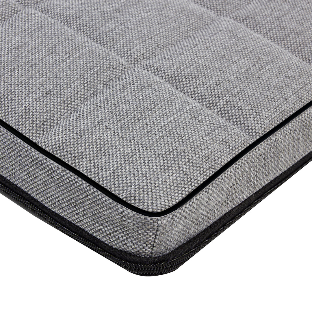 Leonard Standard Mattress Pet Mattress Leaba Réidh Cat Coinín 80x60cm Éadrom Liath Dubh Baile Átha Troim Cuilteáilte Cumhdach Nite Frithsheasmhach Sturdy