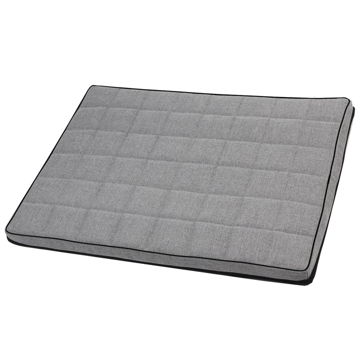 Leonard Standard Mattress Pet Mattress Leaba Réidh Cat Coinín 80x60cm Éadrom Liath Dubh Baile Átha Troim Cuilteáilte Cumhdach Nite Frithsheasmhach Sturdy