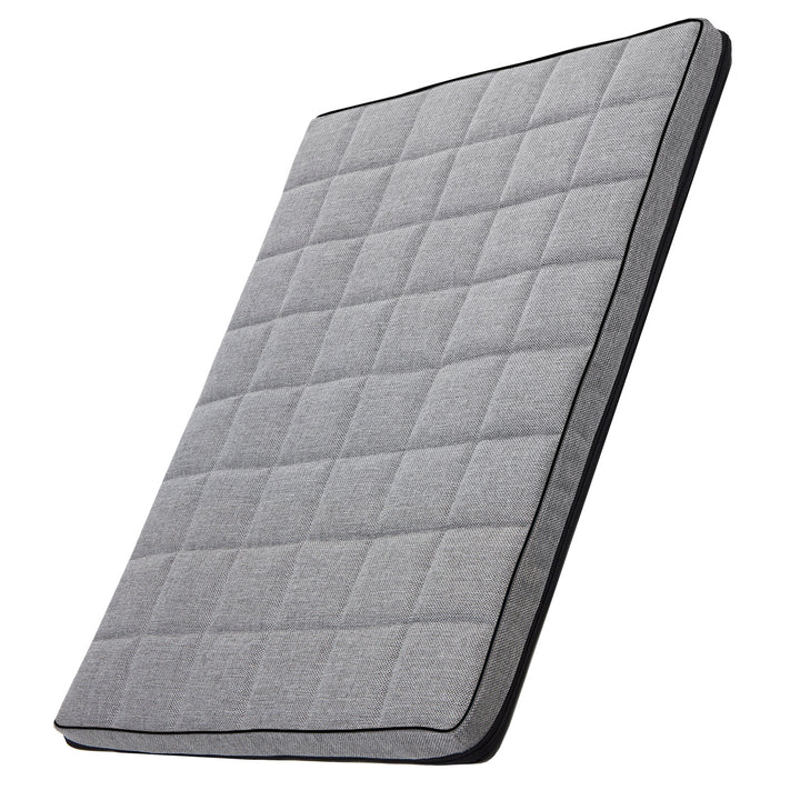 Leonard Standard Mattress Pet Mattress Leaba Réidh Cat Coinín 80x60cm Éadrom Liath Dubh Baile Átha Troim Cuilteáilte Cumhdach Nite Frithsheasmhach Sturdy