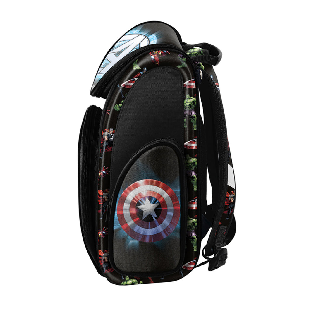 Paso AV23DD-524 Avengers Mála Scoile Leanaí Backpack Póca Zip Póca Zip Ar ais Ergonomic Uiscedhíonach