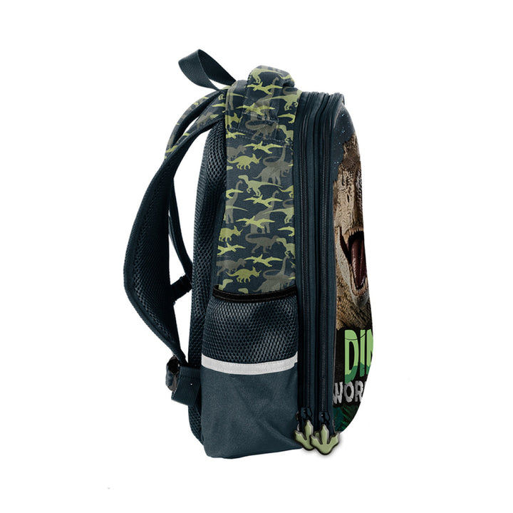 Paso PP23DZ-565 Préimh Scoil Dineasár Pócaí Backpack Láimhseáil Zipper