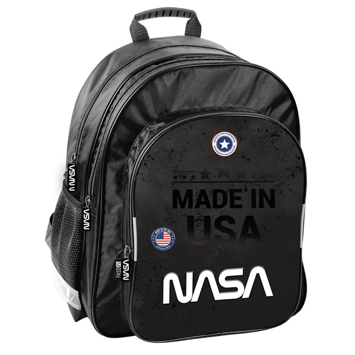 Backpack Scoile NASA Paso PP23SA-090 sNASA le 3 urrann 38x29 cm Pócaí Taobh Cúl eirgeanamaíochta Padded Éadrom Uiscedhíonach