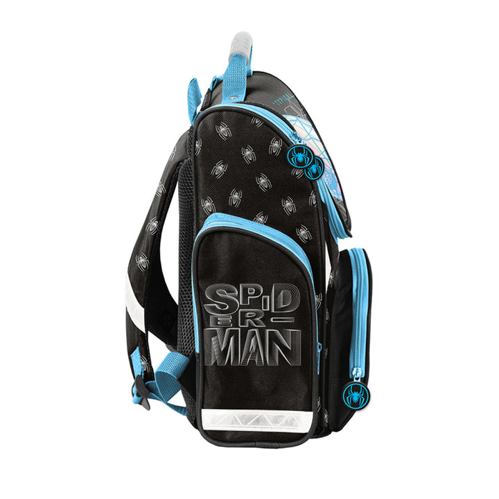 Paso SP23AA Mála Scoile Spider-Man Backpack Kids Bunscoil 36x28x15 cm Eirgeanamaíochta