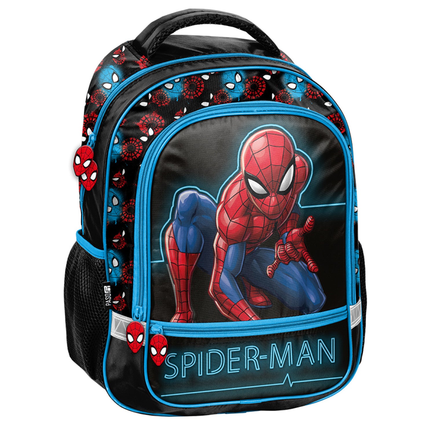 Paso SP22CS 260 Spider Man School Backpack Bag 2 Compartments