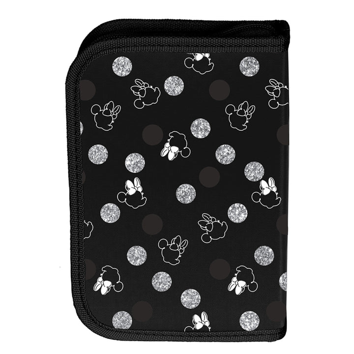 Paso DM23KK-001 Cás peann luaidhe Minnie le Accessories Scoil Zipper Crián Scriosán Peann luaidhe rialóir