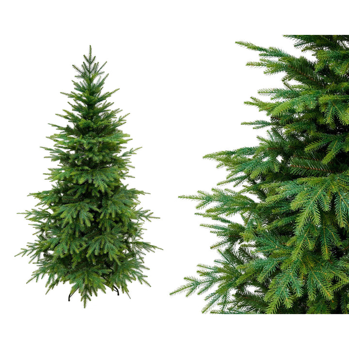Virpol artificial Christmas tree, Caucasian spruce, metal stand, 190 cm