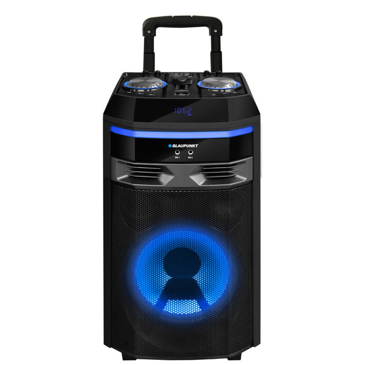 Blaupunkt PS6 Audio System with Bluetooth and Karaoke Function Microphone Included Loudspeaker Portable Speaker TWS AUX LED