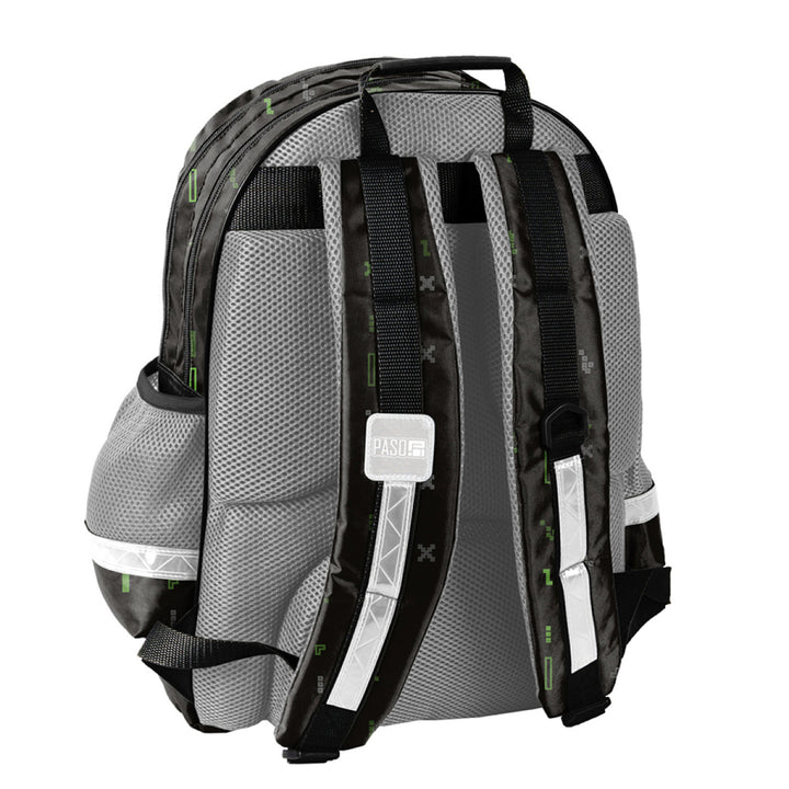 Paso PP23GE-116 Pócaí Mála Backpack Scoile Cearrbhachais 42x29x16 cm.