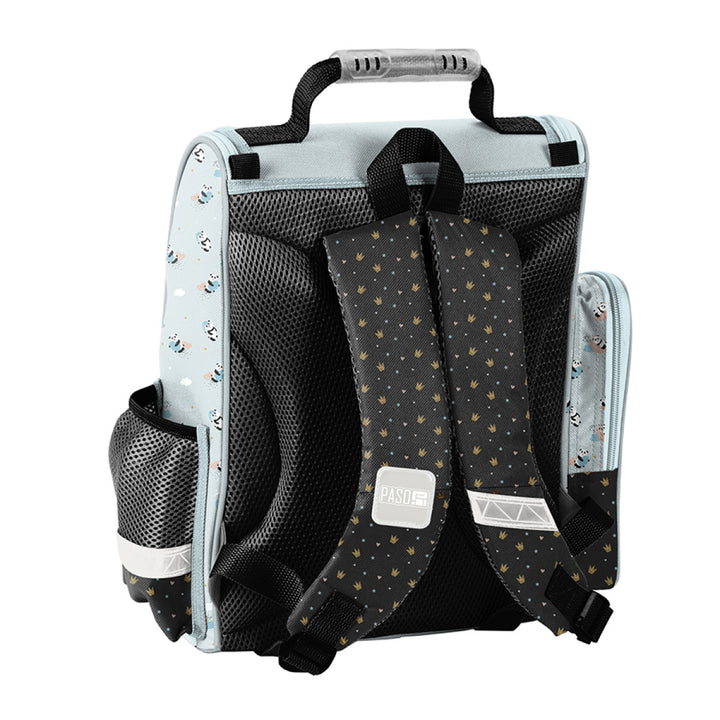 Paso PP23PQ-525 Backpack Scoile Panda Kids Pocket Zipper