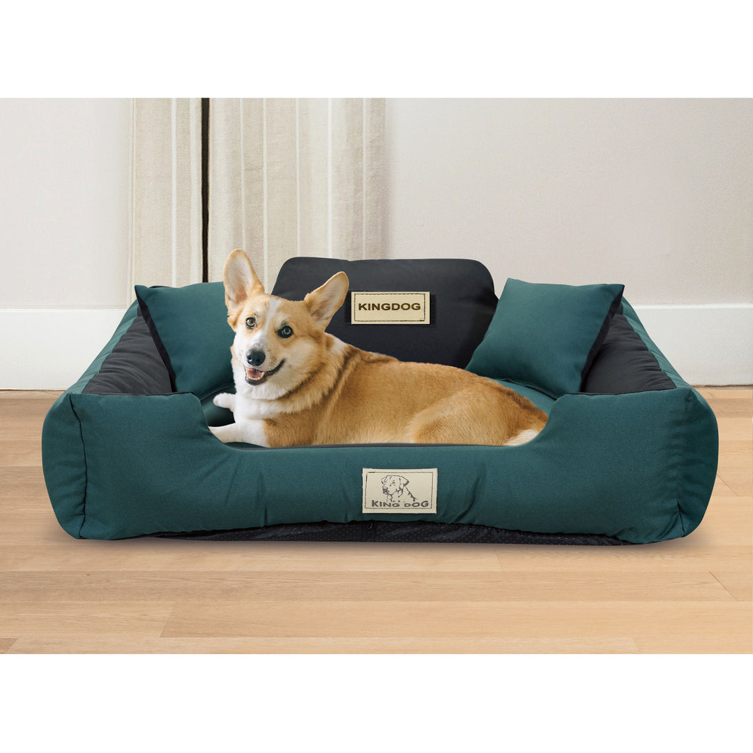 KingDog Non-Slip Zippered Panama Stretch Dog Bed MM44 Pet Bed Pet Bed Dismountable And Washable 100% Polyester Weight: 160 g/m2