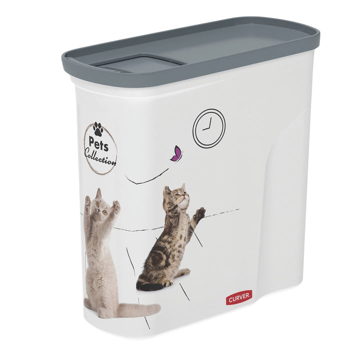 Curver PetLife 2L Pet Food Storage Container Dog Cat Food Box with Lid