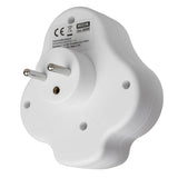 Maclean Power Outlet, 2-Outlet Power Strip with USB A/C 2.4A, Type E, 2x16A, MCE336 E