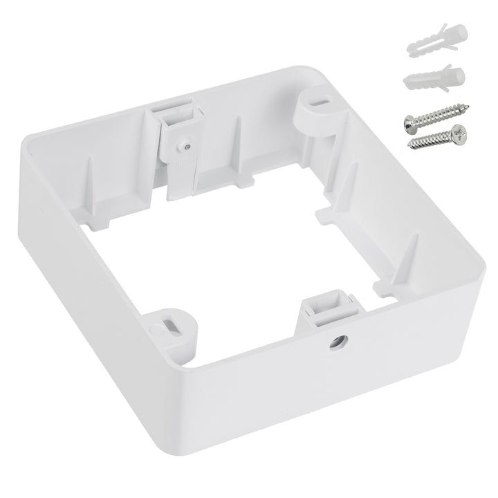 Maclean MCE378 S Surface Mounting Adapter For 9W LED Panel Square 12 x 12 x 3.8 cm Frame