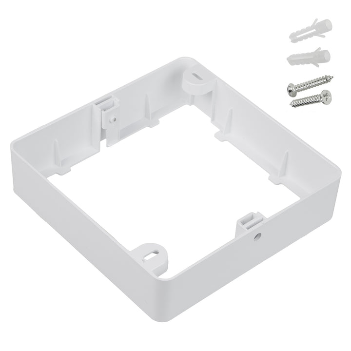 Maclean MCE379 S Surface Mounting Adapter For 9W LED Panel Square 17 x 17 x 3.8 cm