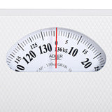 Adler AD 8179 Mechanical Bathroom Scale – Classic White Design